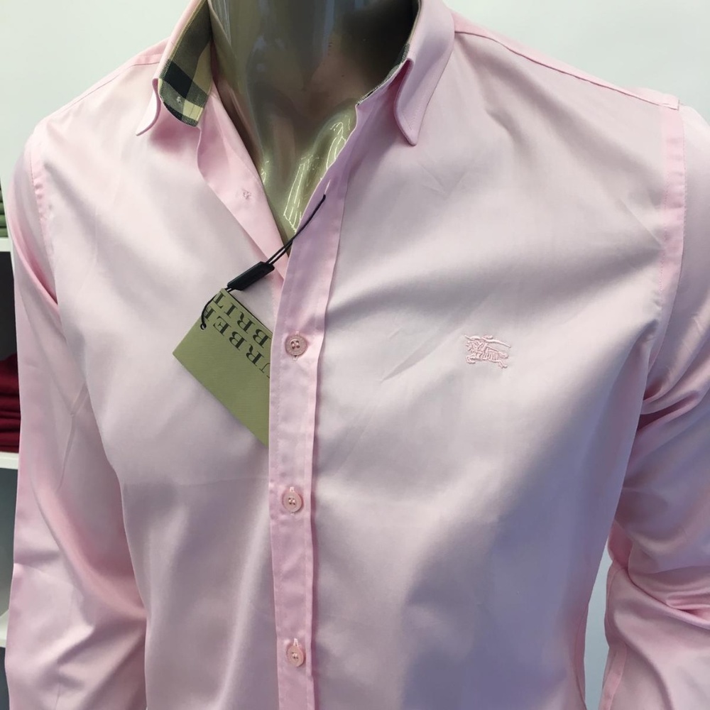 BURBERRY BRIT COLOR PALE PINK %100 COTTON NVT